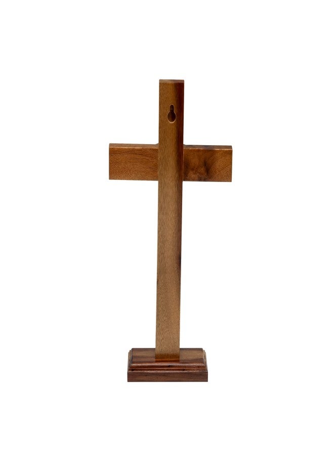Intercession صليب خشبي قائم للشفاعة (10 بوصات) - Image 4